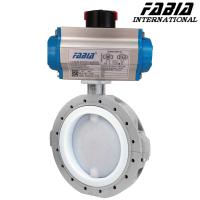 Buy cheap 2.5 Inch 3 Inch 4 Inch Lightweight Flanged Pneumatic Butterfly Valve Control product