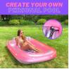 Buy cheap Inflatable Tanning Pool Lounger Float, Sun Tan Tub Sunbathing Raft Floatie Toys Water Filled Tanning Bed Mat from wholesalers