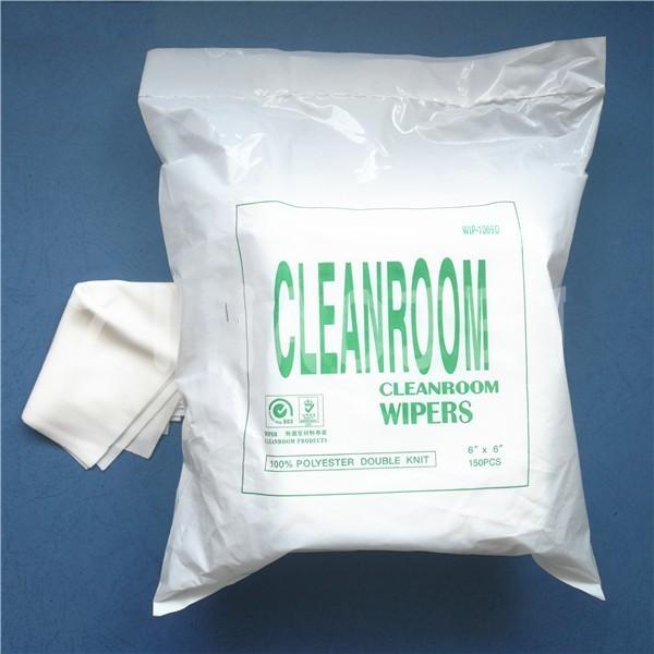Buy cheap Dust Control Sealed Edge 100% Polyester Cleanroom Wipes from wholesalers