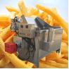 Buy cheap Gas Heating Auto Lifting Basket Tornado Potato French Fryer Machine for Belgian Fries from wholesalers