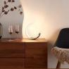 Buy cheap Minimalist moon lamp bedroom table lamp Italian designer creative table light from wholesalers