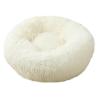 Buy cheap Round Soft Plush Fluffy Donut Cat Bed Washable Portable Dog House Velvet Mats from wholesalers