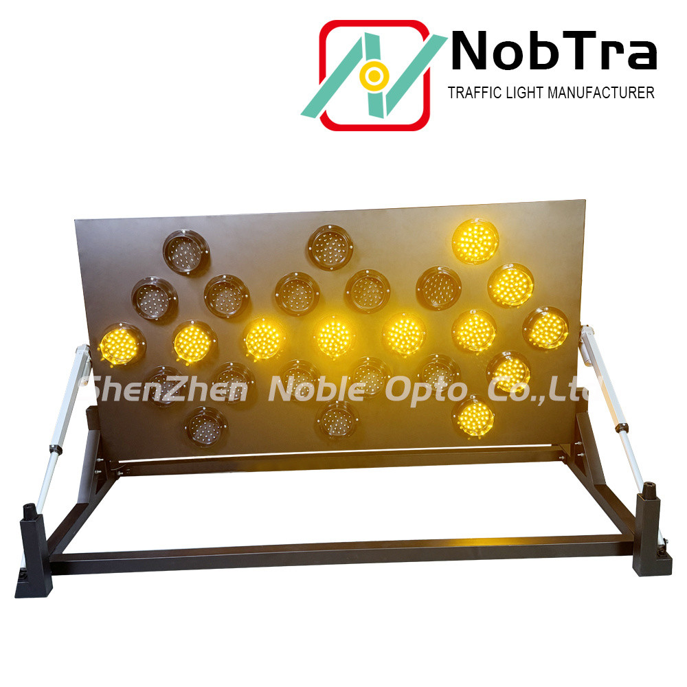 Remote-Controlled Traffic Arrow Board with Waterproof Housing