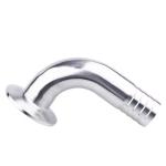 Sanitary SS304 316 316L Tri Clamp 90DEG Hose Barb Tri Clover Compatible Hose