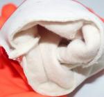 Fluorescent Orange Oil Resistant Insulated PVC Gloves Fully Coated PVC Dipped
