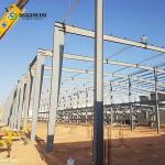 Anti Corrosion Metal Structure Buildings Bolted Connection Steel Custom Height