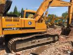 Hyundai R210-5D Used Excavator Machine 125Kw Power 2008 Year Yellow Color