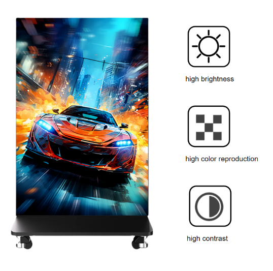 Foldable LED Poster The Ultimate Solution For Dynamic And Impactful Advertising In Shopping Centers And Public Spaces