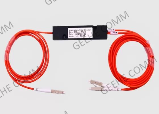 Buy cheap Single Mode LC Connectors ABS Box 1×2 Fused Fiber Optic Couplers from wholesalers