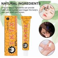 Buy cheap Gold TKTX40% Piercing Numb Cream 10gsm Painless Tattoo Numbing Cream product