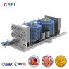 Buy cheap Freon Refrigeration IQF Spiral Quick Freezer 1000kg Per Hour Food Industry Freezing Machine from wholesalers