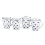 12 Piece Bone China Dinnerware Sets Natural Living Design In Gift Packing