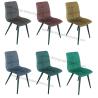 Buy cheap Polyester High Back Fabric Dining Chairs from wholesalers