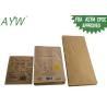 Buy cheap Natural Brown Kraft Paper Zipper Bags Odors / UV Light Barrier With Food Grade Materials from wholesalers