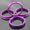 Buy cheap Anodize Red Aluminum Hub Centric Rings OD73.0 ID63.4 for Mazda Volvo from wholesalers