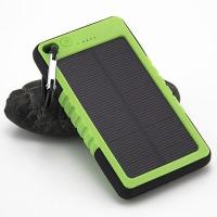 Buy cheap PVC Customized Waterproof Outdoors Solar Power bank 6000mAH with Carabiner product