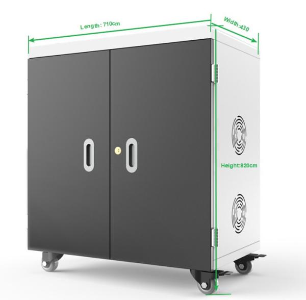 Buy cheap Library 36 Slots Lockable Tablet Charging Cabinet Station CE FCC from wholesalers