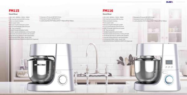 Rotary switch Bowl-lift design stainless steel Skid-resistant feet Stand Mixer