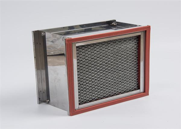Buy cheap Pharmaceutical Industrial Hepa Filter Heat Resistant Stainless Steel Frame from wholesalers