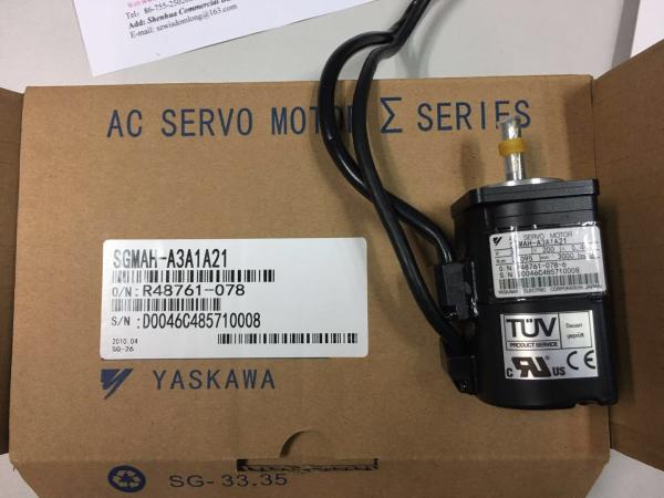 Buy cheap Yaskawa AC Industrial Servo Motor SGMAH-A3A1A21 30W 200V BRAND NEW from wholesalers