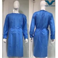 Buy cheap VASTPROTECT-501 Blue Hydroponic SMS Non Woven Isolation Gown product