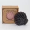 Buy cheap BSCI Scallop Shape Bamboo Charcoal Face Sponge Konjac For Sensitive Skin from wholesalers
