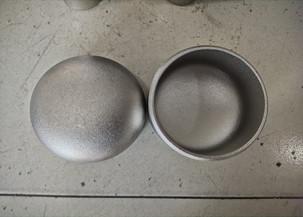 Buy cheap TP304 80 Inch ASME B16.9 Pipe Fittings Cap , Stainless Steel Pipe Caps from wholesalers