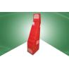 Buy cheap Books / Brochure / Magazine Pop Cardboard Display Stand In Red Color from wholesalers
