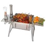Foldable Grill Outdoor BBQ Equipment Smooth Edge Easily Cleaned