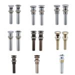 Brass Bathroom Sink Drain Fittings Pop Up Stopper 1 1/4"