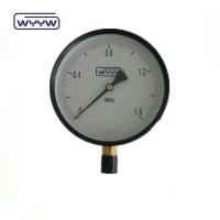 Buy cheap 150mm 6" Precision Pressure Gauge Bottom Connection Black Steel product