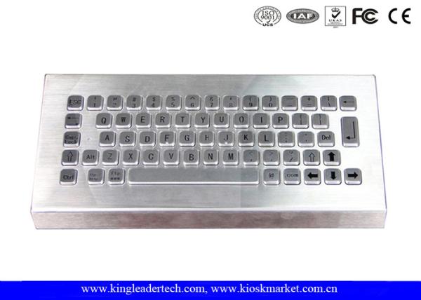 Buy cheap Free Stand Desktop Ss Vandal Proof Keyboard Metal For Industrial Using from wholesalers
