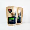 Buy cheap Resealable Brown Kraft Paper Bags Zipper Stand Up Packaging For Coffee Tea from wholesalers