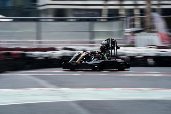 Buy cheap Double Seat Remote Control Fast Track Go Karts Battery Powered 48V 30Ah from wholesalers