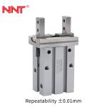 0.01-0.02mm Parallel Pneumatic Gripper M3x0.5 / M5x0.8 Pipe Size