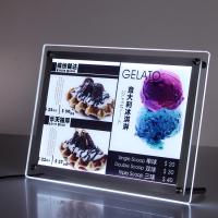 Buy cheap 200cm Small Photography Led Wall Poster 50cm Silk CNC Advertising Light Box product