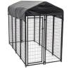 Buy cheap Low Carbon Steel Wire Chain Link Dog Kennel / Outdoor Dog Enclosures from wholesalers