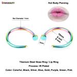 Fake Nose Ring Lip Ring C Clip Kylie lip Piercing Burun Nose Rings Hoop for
