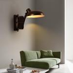 American Retractable Wall Lamp Retro Industrial Kitchen Living Room Swing Arm