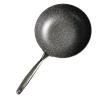 Buy cheap 10cm Deep Lightweight Non Stick Woks Pan Cobblestone Less Oil LFGB Certified from wholesalers