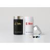 Buy cheap 150ml PET pill bottle in stock matte black metellic color hard touch customized from wholesalers