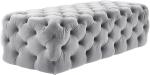 Buy cheap classic furniture bottom tufted velvet fabric ottoman 3 colour fabric bartools from wholesalers