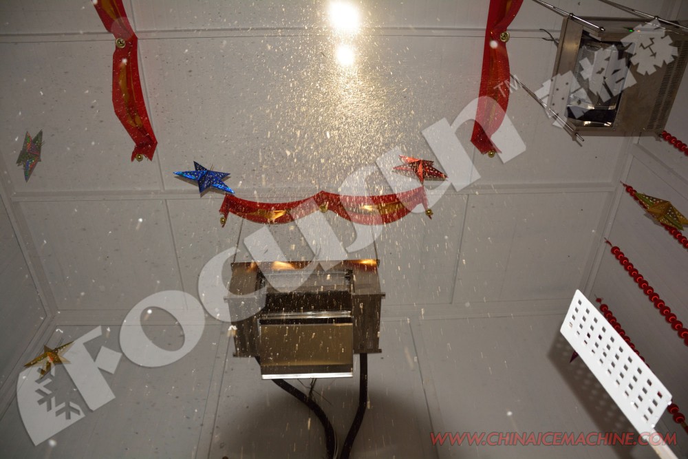 220V/1P/60HZ/50HZ Copeland Compressor Focusun 600kg Snow Maker Machine for Spa Hotels
