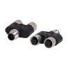 Buy cheap 4 Pin Pa66 M12 Male Female Assembly Connector A Code Y Type PA GF from wholesalers