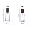 Buy cheap Cylindrical Conical Perfume Bottle 30ml 50ml 100ml Cosmetics Sub Bottle Transparent Glass Perfume Bottle from wholesalers