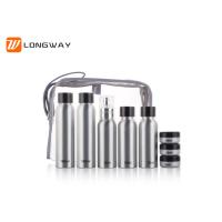 Buy cheap Portable Aluminum Cosmetic Bottles , Eight Pieces Travel Size Bottle Set product