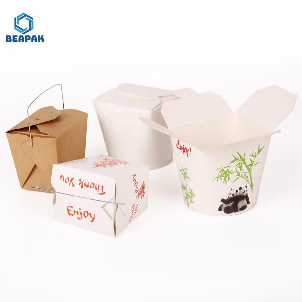 Buy cheap Recycle Kraft Paper Lunch Custom Food Packaging Boxes from wholesalers