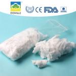 Bleached 100% Cotton Raw Material , First Aid Organic Cotton Material CE ISO FDA