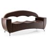Buy cheap Professional Custom Public Salon Waiting Room Bench PU Leather With High Backrest from wholesalers