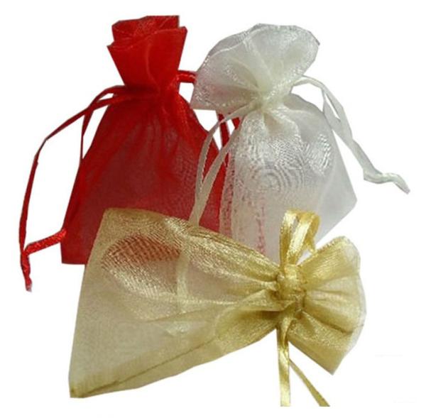 Buy cheap Wedding Gift Drawstring Jewelry Pouch ISO9001 Approved Comfortable Organza Bags from wholesalers